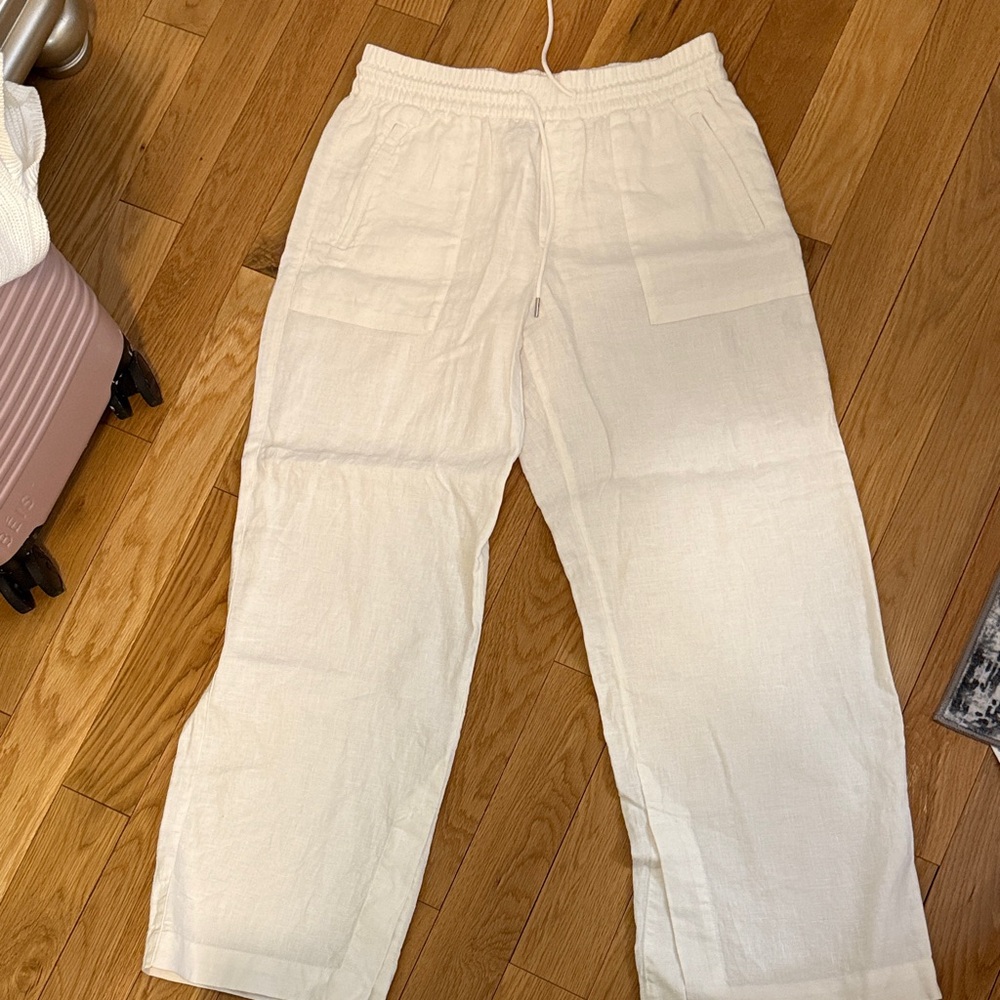 Casual athleta White Linen Pants